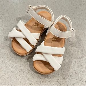 ZARA White Strappy Sandals